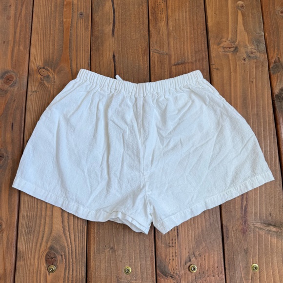 Women’s White Lightweight Summer Lounge Cotton Shorts, Size xs - Picture 2 of 6